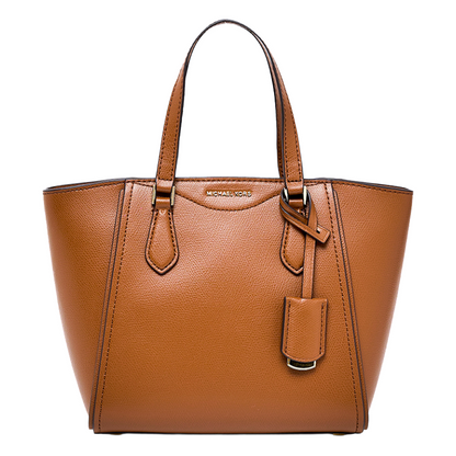 Michael Kors Taryn Leather Small Crossbody Tote Bag Brown
