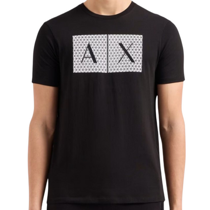 Armani Exchange T-Shirt Z8H4Z Black Slim Fit Large 