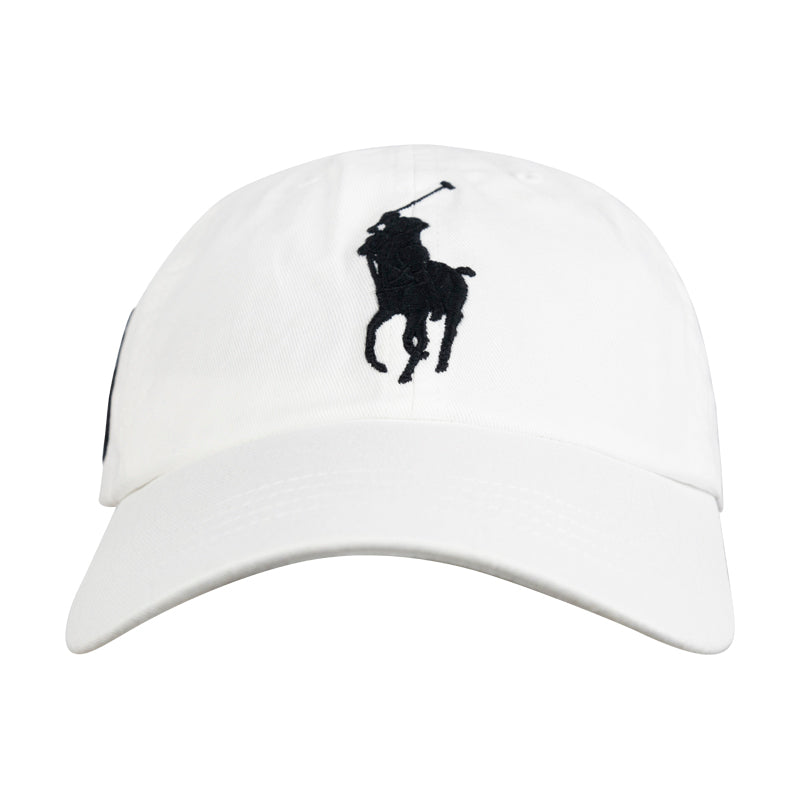 Ralph Lauren Polo Big Pony Cotton Chino Cap White One Size