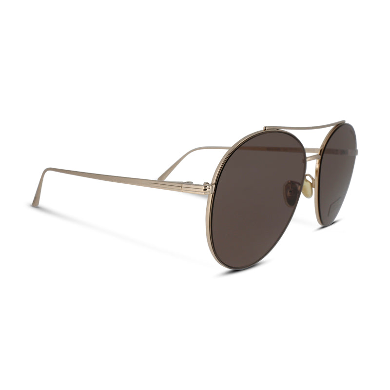 Tom Ford Cleo FT0757-D 28Y Rose Gold Sunglasses (Ex Display)