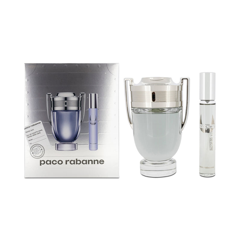 Paco Rabanne Invictus 100ml Eau De Toilette Set (Blemished Box)