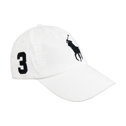 Ralph Lauren Polo Big Pony Cotton Chino Cap White One Size