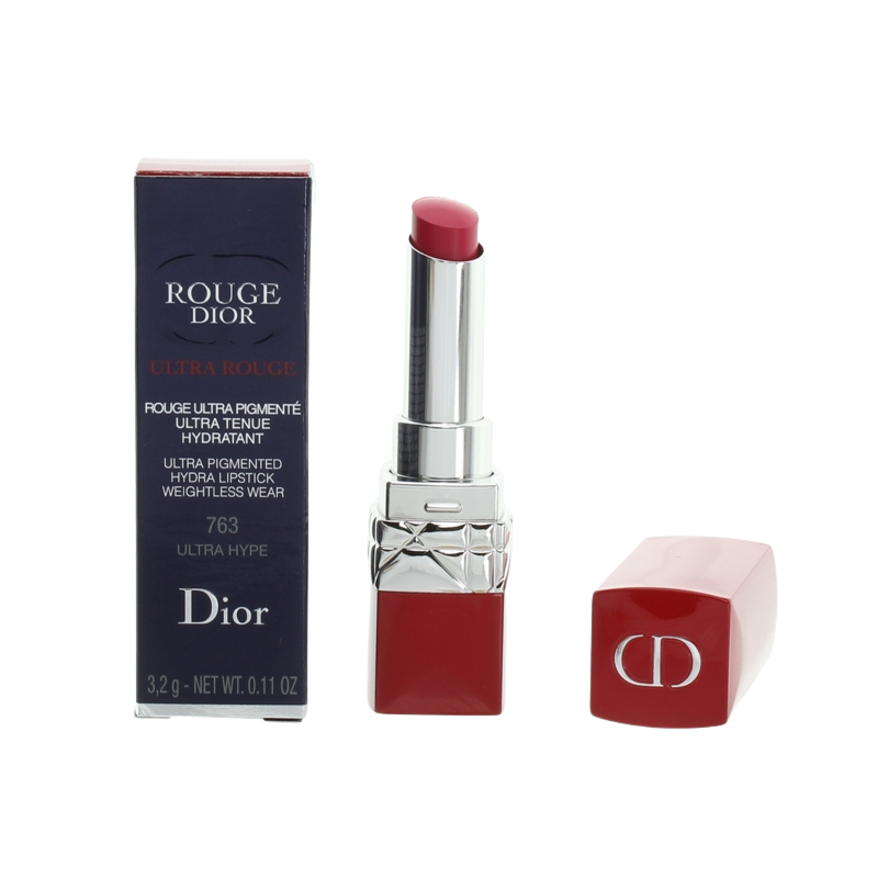 Dior Rouge Ultra Pigmented Red Lipstick 763 Ultra Hype
