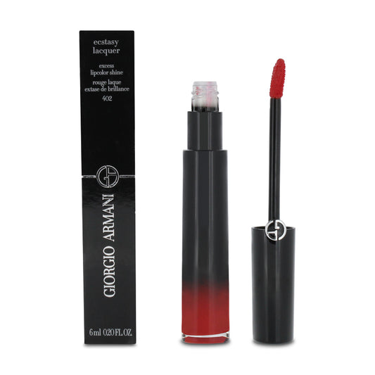 Giorgio Armani Ecstasy Lacquer Excess Lip Gloss Shine 402 Red-To-Go