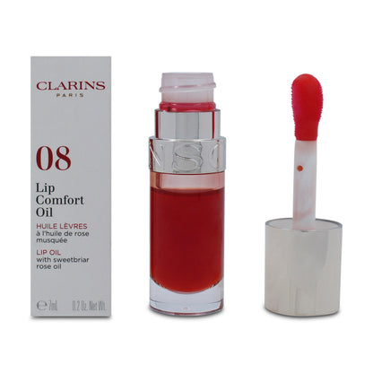 Clarins Lip Comfort Oil Balm 08 Strawberry