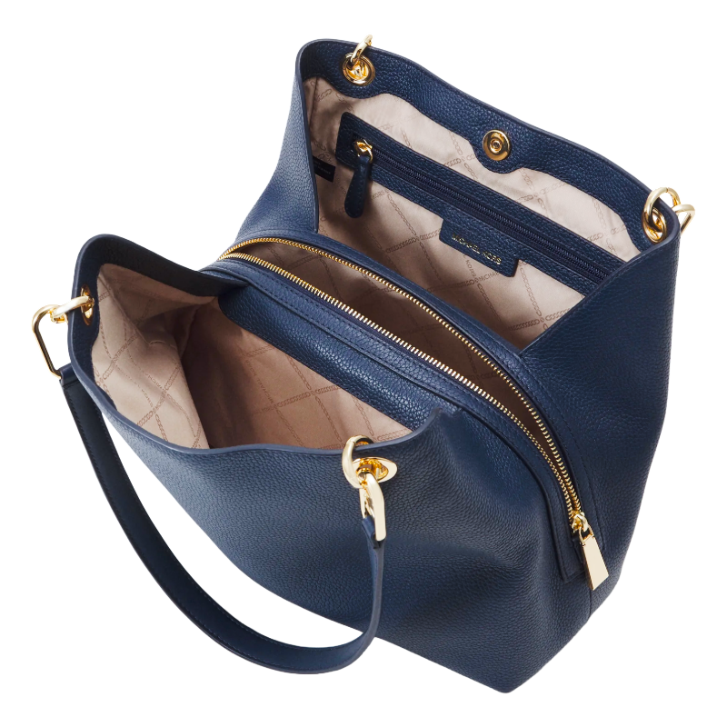 Michael Kors Kensington Large Shoulder Tote Bag Navy