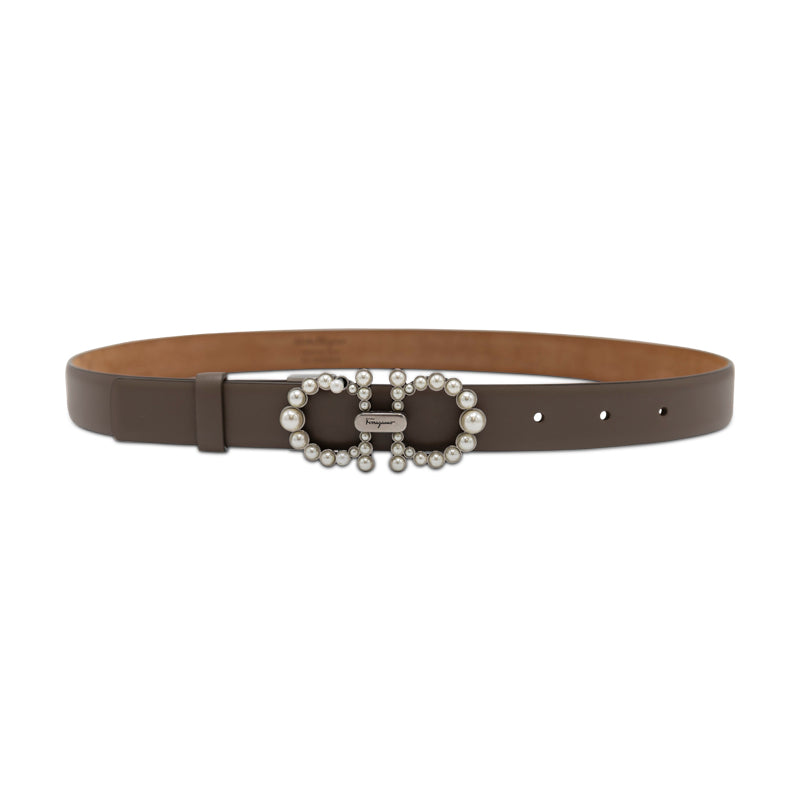 Salvatore Ferragamo Adjustable Belt Brown Women's Size 80