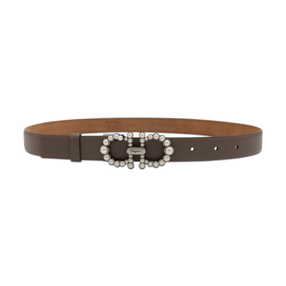 Salvatore Ferragamo Adjustable Belt Brown Women's Size 80