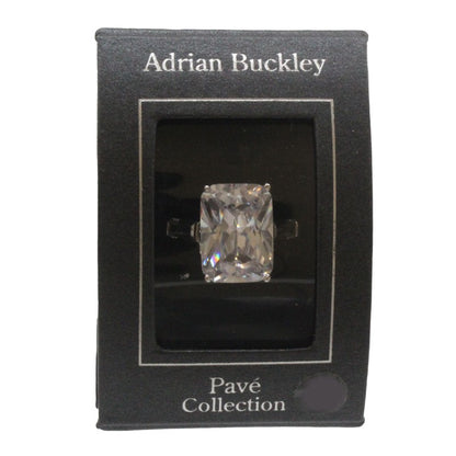 Adrian Buckley Pave Collection Square Crystal Ring CZR350S