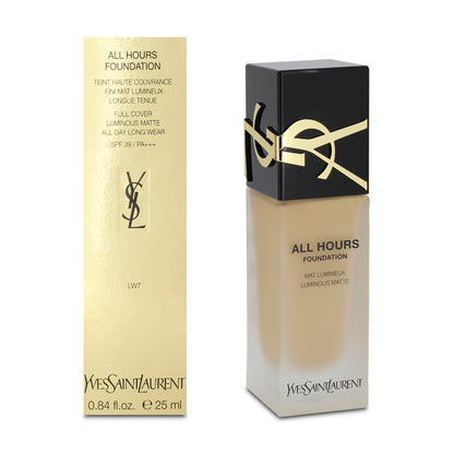YSL All Hours Foundation LW7 SPF 30 25ml (Blemished Box)