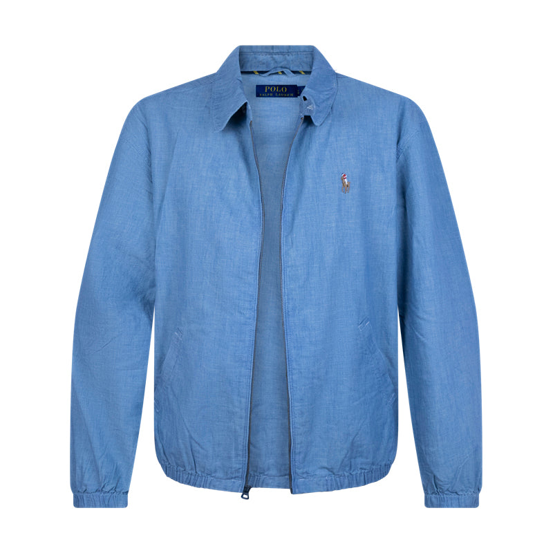 Ralph Lauren Polo Bayport Chambray Jacket Blue