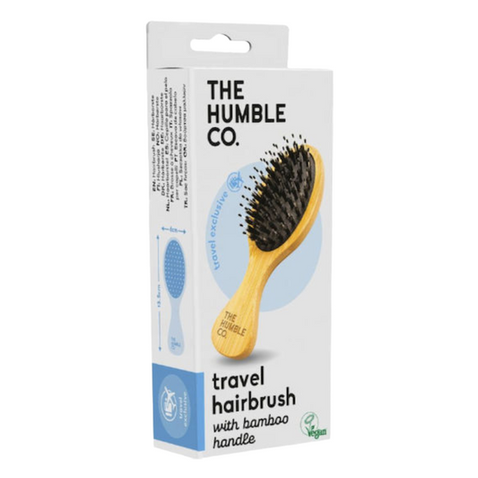 The Humble Co. Travel Hairbrush With Bamboo Handle (Blemished Box)