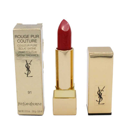 YSL Rouge Pur Couture Red Lipstick 91 Rouge Souverain