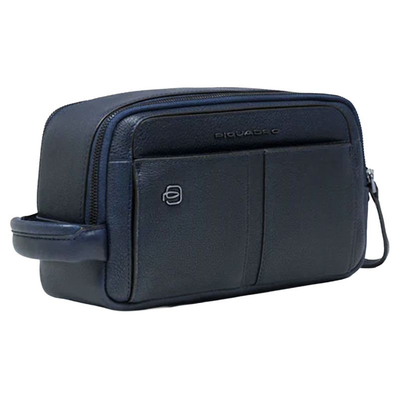 Piquadro Cosmetic Toiletry Bag Navy Blue BY6021W130/BLU