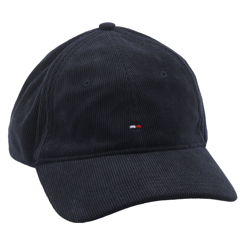 Tommy Hilfiger Men's Corduroy Navy Blue Baseball Cap O/S