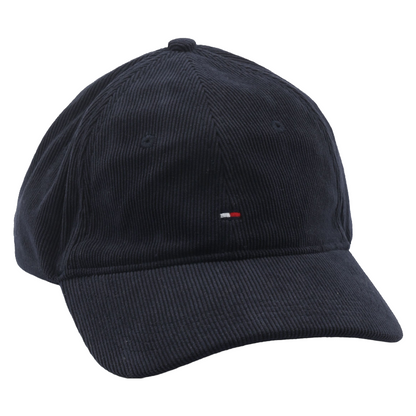 Tommy Hilfiger Men's Corduroy Navy Blue Baseball Cap O/S