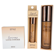 3 Piece Makeup Gift Set by In The Style - Shade Truffle