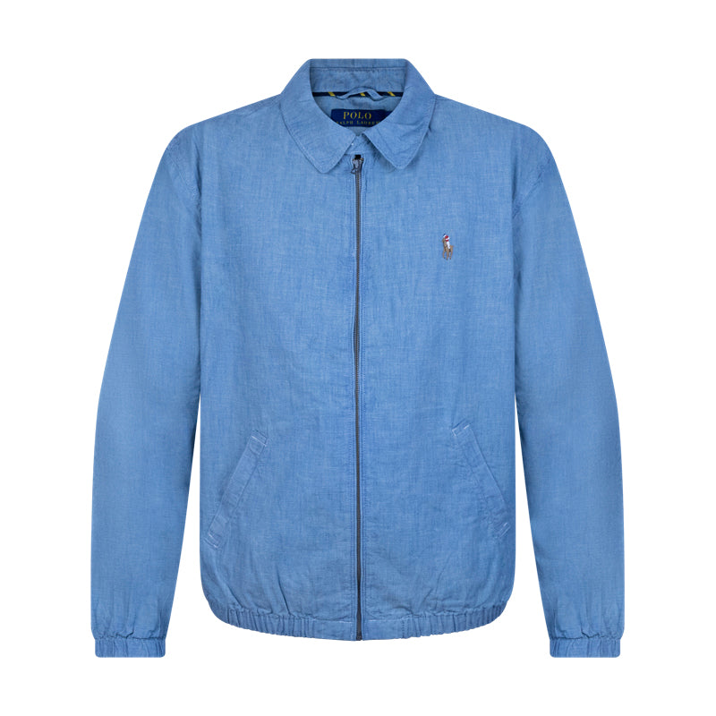 Ralph Lauren Polo Bayport Chambray Jacket Blue