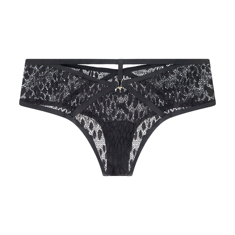 Victoria's Secret Very Sexy Cheeky Lace Knickers Black