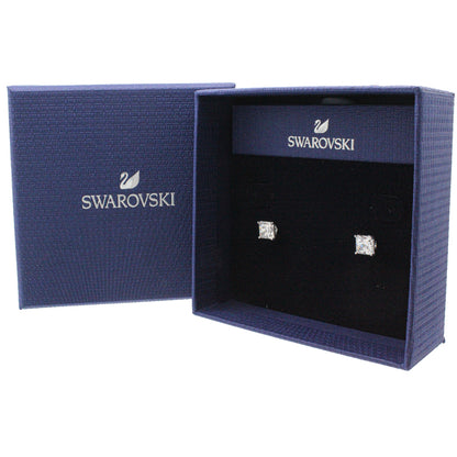 Swarovski Attract Square Crystal Silver Earrings 5430365