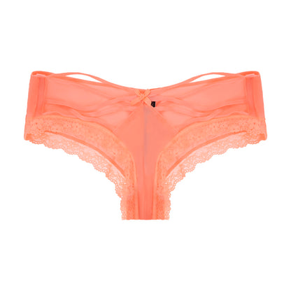 Victoria's Secret Cheeky Lace Knickers Coral