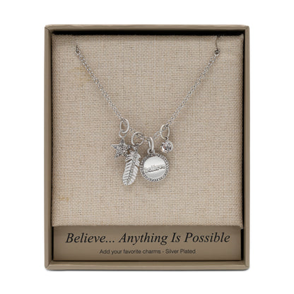 Lovita Silver Necklace - Believe... Anything Is Possible