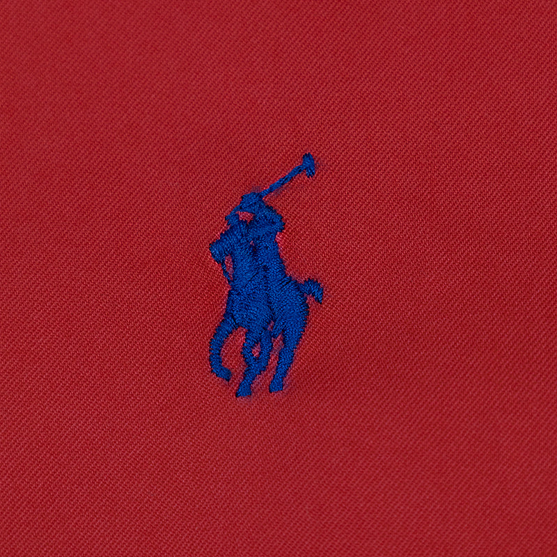 Ralph Lauren Polo Custom Fit Shirt Red 