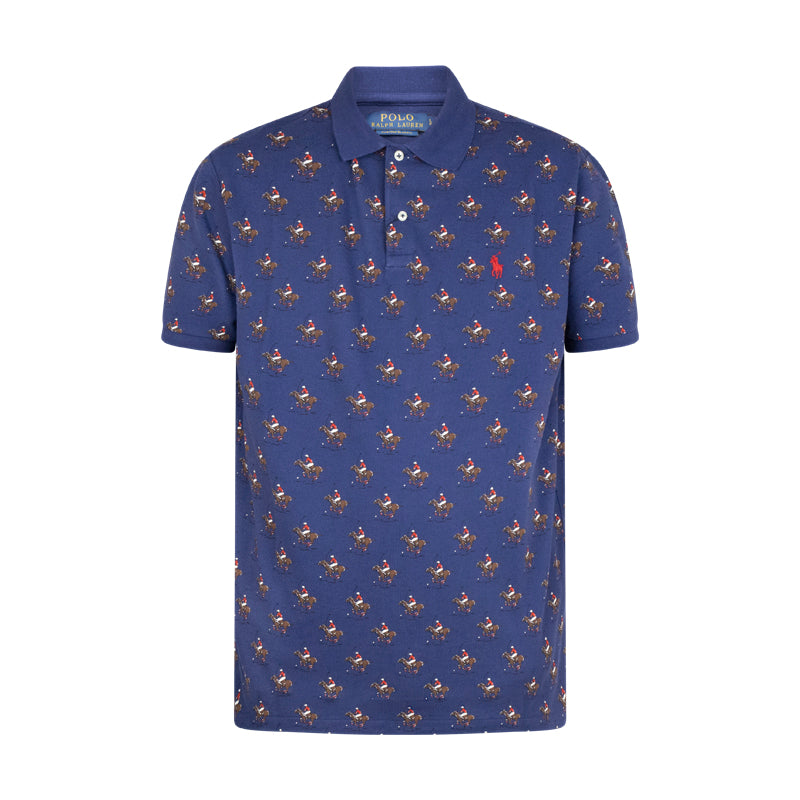 Ralph Lauren Navy Slim Fit Polo Shirt | Men's Fashion