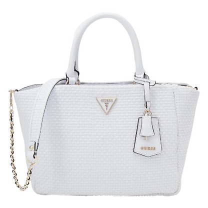 Guess Crossover Etel Girlfriend Satchel Handbag White WG921906 