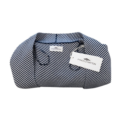 Fynch-Hatton Textilien Womens Knitted Jacket Navy Striped