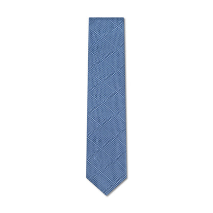 Salvatore Ferragamo Logo Pattern Print Tie Blue