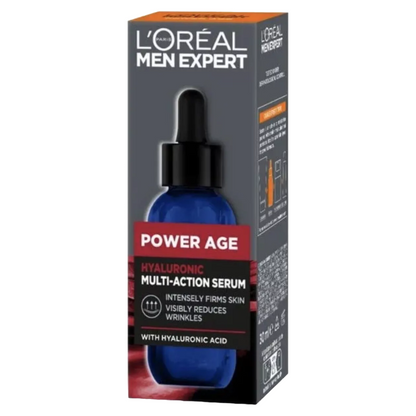 L'Oreal Power Age Hyaluronic Multi-Action Serum 30ml (Blemished Box)
