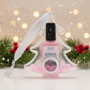 Manucurist Green Hortencia Ready To Party Nail Polish Stocking Filler Christmas Tree Bauble