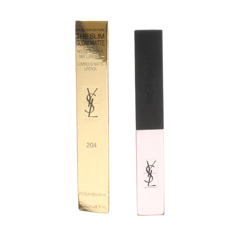 YSL The Slim Luminous Matte Lipstick 204 Private Carmine