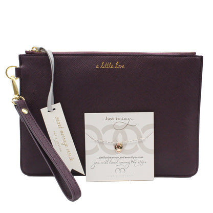 Katie Loxton Makeup Bag & Bracelet Gift Set