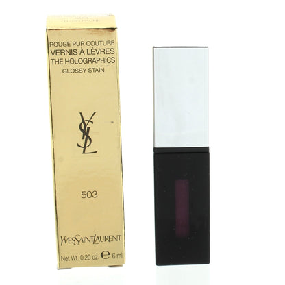 YSL Rouge Pur Couture The Holographics Glossy Stain 503 Neon Prune