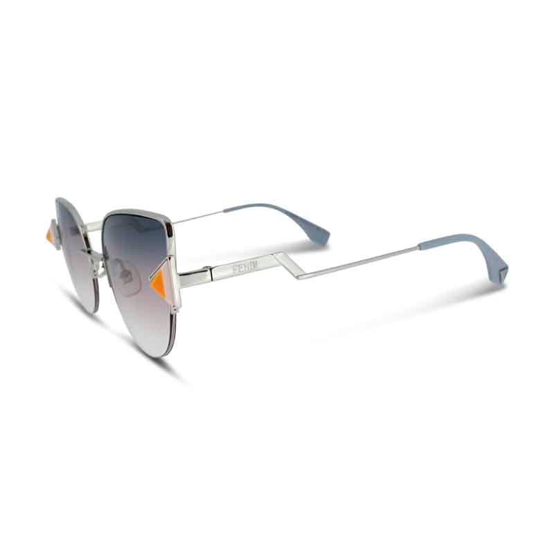 Fendi Curved Sunglasses FF0242 S 52 0TJV *Ex Display*