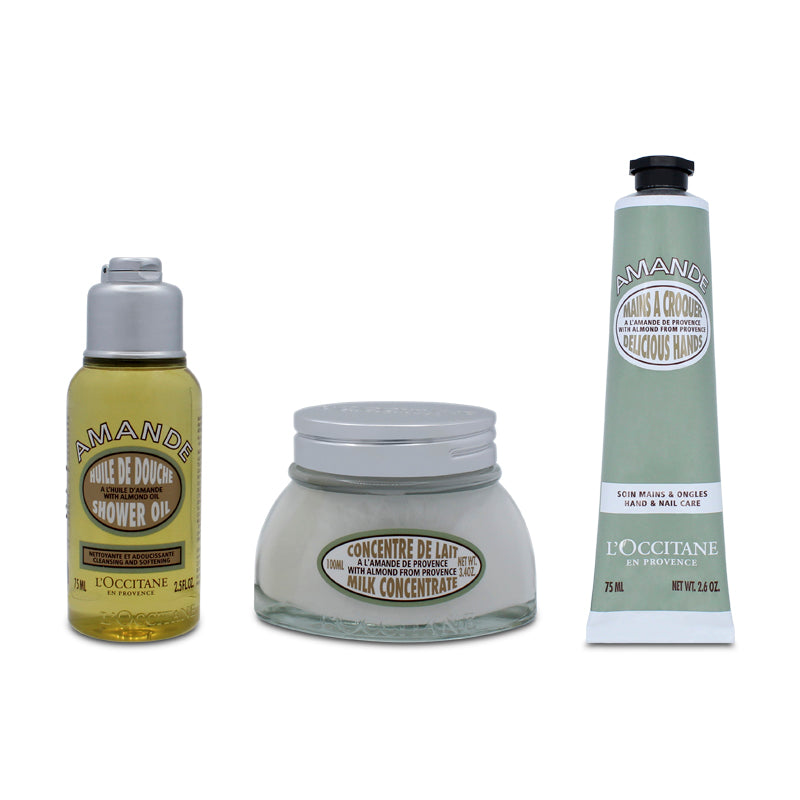 L'Occitane Almond Body Routine Gift Set (Blemished Box)