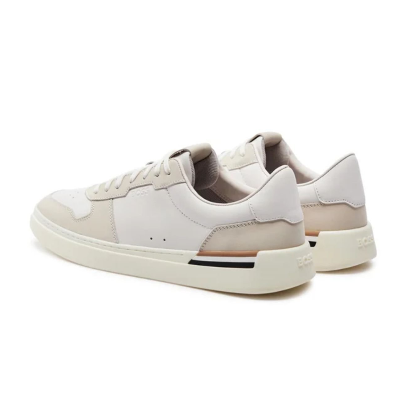 BOSS Clint Men's Leather Trainers Tennis Shoes