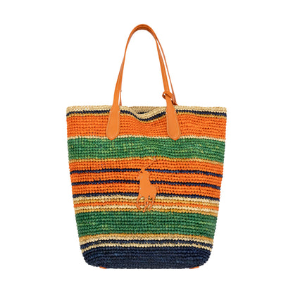 Ralph Lauren Striped Tote Bag | Chic & Spacious