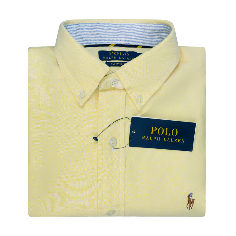 Ralph Lauren Polo Custom Fit Shirt Yellow