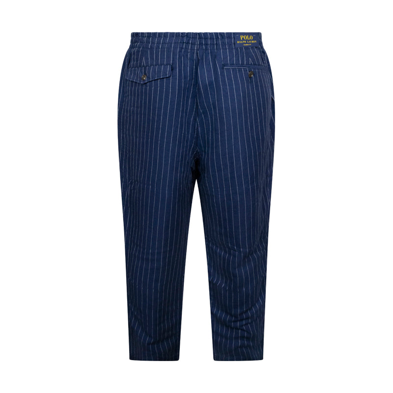 Ralph Lauren Polo Classic Fit Prepster Twill Trousers Striped Blue Men's