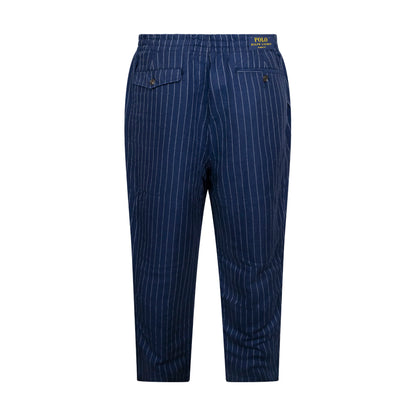 Ralph Lauren Polo Classic Fit Prepster Twill Trousers Striped Blue Men's