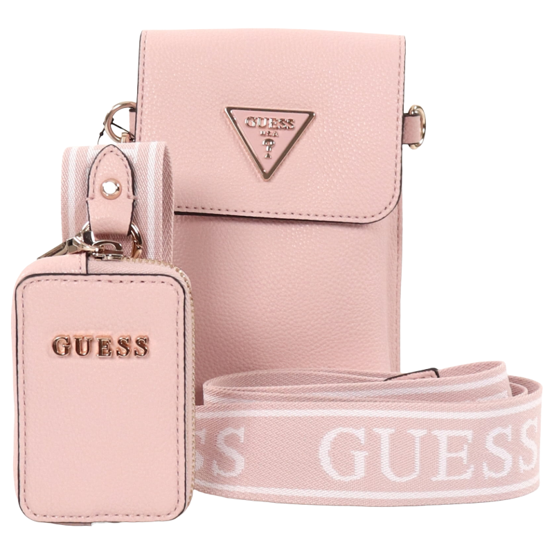 Guess Latona Mini Womens Small Handbag and Coin Purse Light Rose