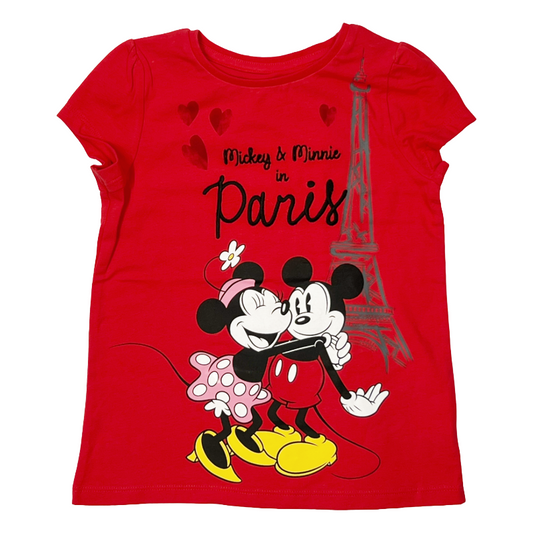 Disney Mickey & Minnie Red T-Shirt | Kids | 100% Cotton