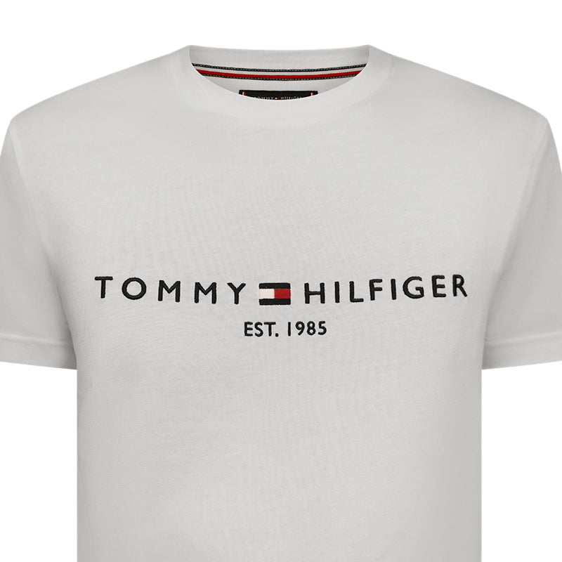 Tommy Hilfiger Core Tommy Logo T-Shirt Snow White