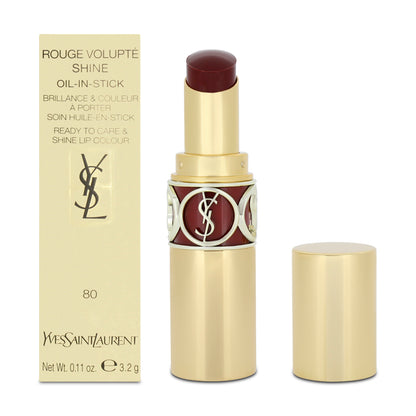 Yves Saint Laurent Rouge Volupte Shine Lipstick 80 Chili Tunque