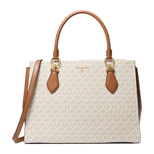 Michael Kors Marilyn Small Crossbody Bag Vanilla/Acorn