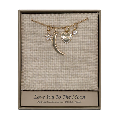 Lovita Gold Necklace - Love You To The Moon