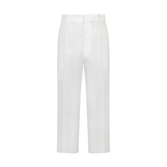 Ralph Lauren Polo Linen Trousers | White